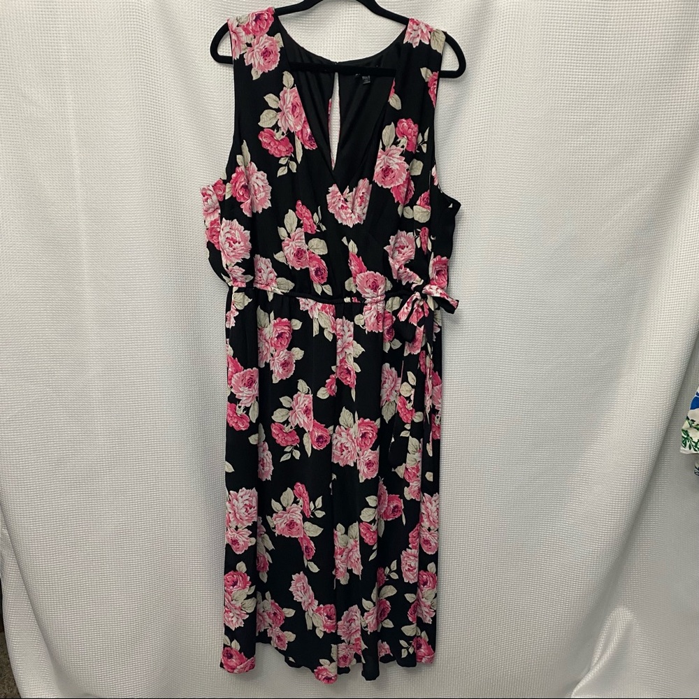 As U Wish Floral Jumpsuit